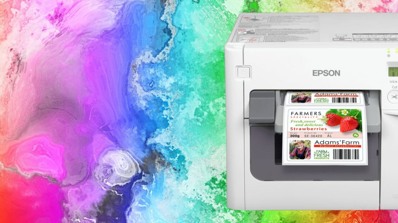 Epson c3500 colour label printer